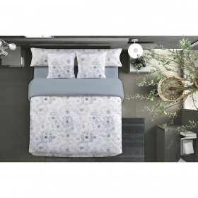 Set di copripiumino Pierre Cardin JEWEL Azzurro Matrimoniale 3 Pezzi