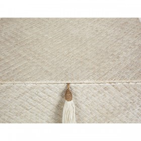 Set di Scatole Decorative Romimex Nero Fibra naturale (3 Pezzi)