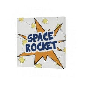 Tela HappyFriday Mr Fox Space rocket  Multicolore 27 x 27 cm