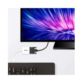 Adattatore DisplayPort a DVI Aten VC965-AT Bianco