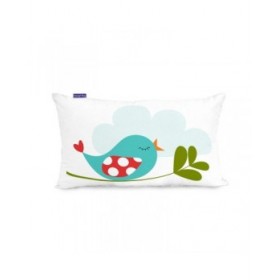 Fodera per cuscino HappyFriday Mr Fox Little Birds Multicolore 50 x 30 cm