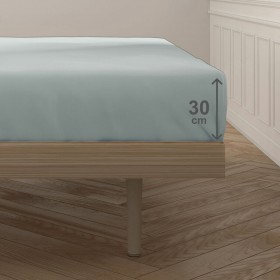 Lenzuolo con angoli aderenti Happy Home Grigio chiaro Singolo