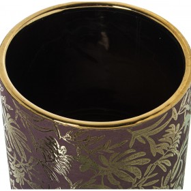 Vaso Alexandra House Living Rosa Dorato Ceramica 18 x 18 x 16 cm