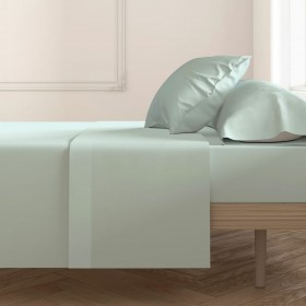 Lenzuolo Superiore Hosteline Mixcolors Verde Singolo