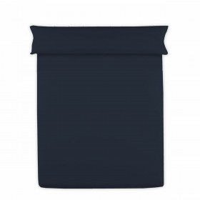 Lenzuolo Superiore Hosteline Mixcolors Blu Marino Singolo