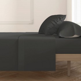 Lenzuolo Superiore Hosteline Mixcolors Nero Singolo