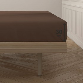 Lenzuolo con angoli aderenti Happy Home Mix Colors Marrone Singolo