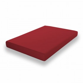 Lenzuolo con angoli aderenti Happy Home Mix Colors Rosso Piazza e mezza