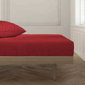 Lenzuolo con angoli aderenti Happy Home Mix Colors Rosso Piazza e mezza