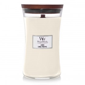 Candela Profumata Woodwick Core Large Linen