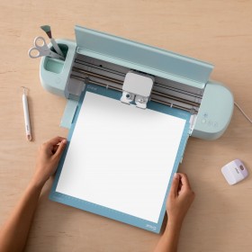 Vinile Permanente per Plotter da taglio Cricut UV Azzurro Bianco