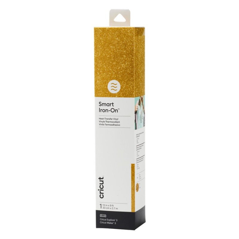 Vinile Permanente per Plotter da taglio Cricut Smart Iron-On Dorato