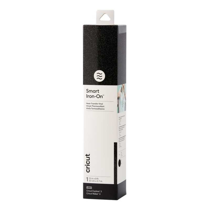Vinile Permanente per Plotter da taglio Cricut Smart Iron-On Nero