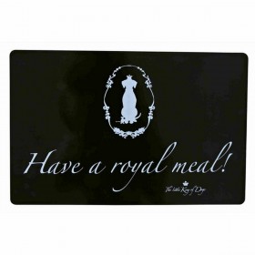 Tappetino Trixie Have a royal meal Nero Plastica 44 × 28 cm