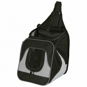 Zaino per Animali Domestici Trixie Savina Nero Grigio Poliestere 30 × 33 × 26 CM