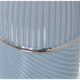 Vaso Alexandra House Living Azzurro Ceramica 12 x 14 x 34 cm