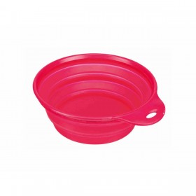 Ciotola Pieghevole per Animali Domestici Trixie Travel Silicone 1 L Verde