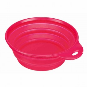 Ciotola Pieghevole per Animali Domestici Trixie Travel Silicone 1 L Verde