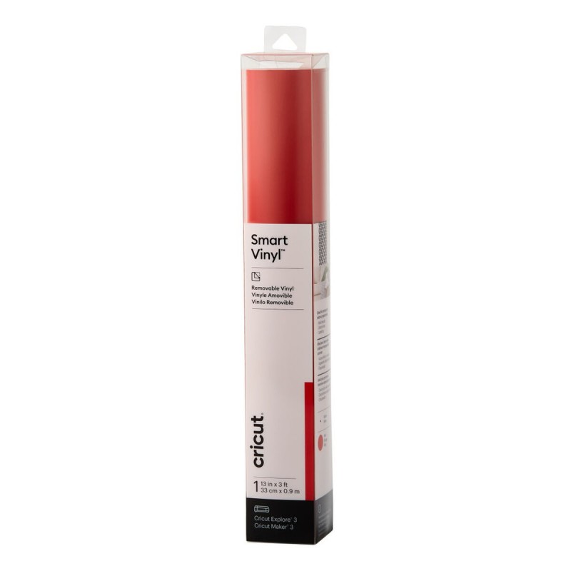 Vinile Permanente per Plotter da taglio Cricut Smrtvnl Rosso