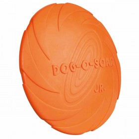 Frisbee Trixie Dog Disc Azzurro Arancio Gomma