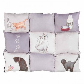 Cuccia per Cani Trixie Grigio 55 × 45 cm Patchwork