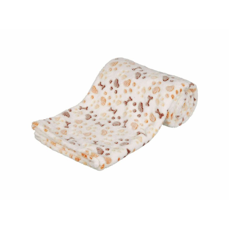 Coperta per Animali Domestici Trixie Lingo Bianco Beige 150 × 100 CM