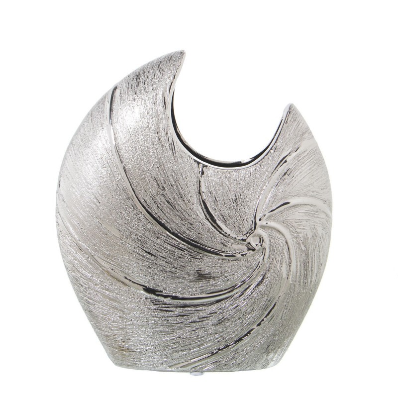 Vaso Alexandra House Living Argentato Ceramica 9 x 18 x 22 cm