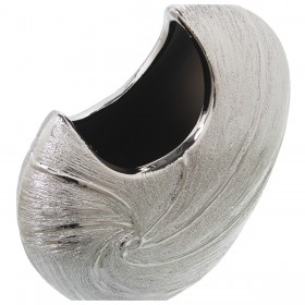 Vaso Alexandra House Living Argentato Ceramica 9 x 18 x 22 cm