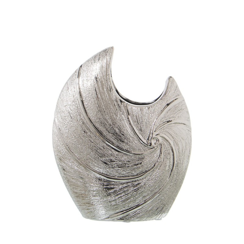 Vaso Alexandra House Living Argentato Ceramica 18 x 8 x 22 cm