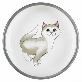 Ciotola per gatti Trixie Bianco Grigio