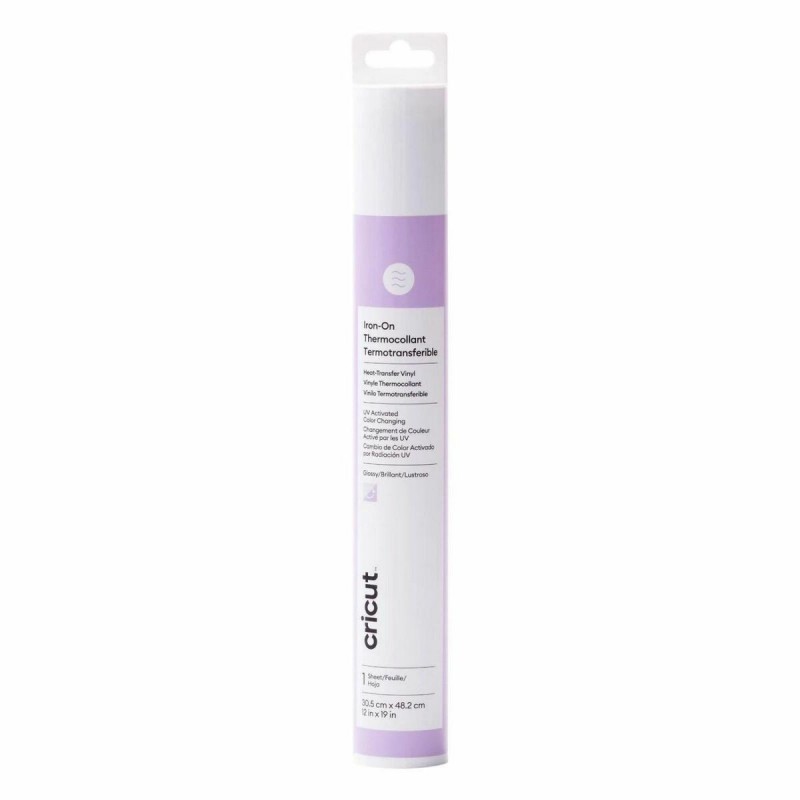 Vinile Permanente per Plotter da taglio Cricut IRON ON Bianco Violetta