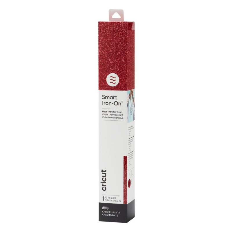 Vinile Permanente per Plotter da taglio Cricut Smart Iron-On Rosso
