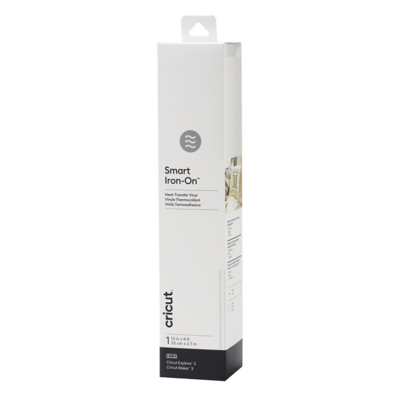 Vinile Permanente per Plotter da taglio Cricut Smart Iron-On Bianco