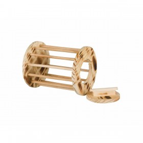 Mangiatoia Trixie Legno Ø 15 × 19 CM Fieno