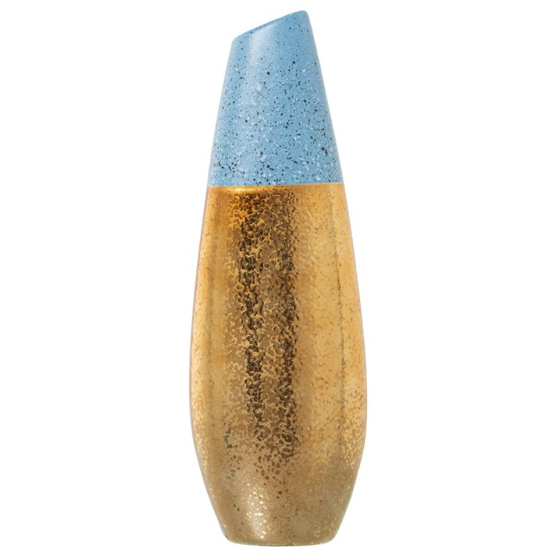 Vaso Alexandra House Living Dorato Ceramica 10 x 15 x 45 cm
