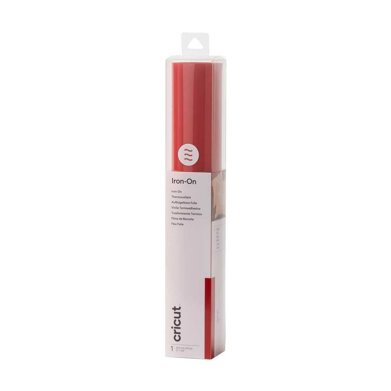 Vinile Permanente per Plotter da taglio Cricut Everyday Iron-on Rosso