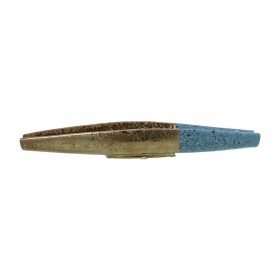 Centrotavola Alexandra House Living Azzurro Dorato 35 x 11 x 5 cm