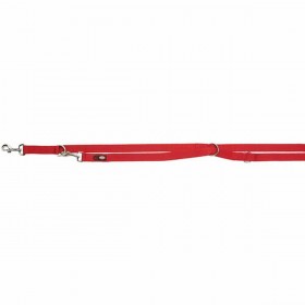 Guinzaglio regolabile per cane Trixie Rosso M/L