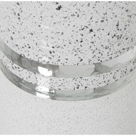 Vaso Alexandra House Living Bianco Argentato Ceramica 11 x 32 cm