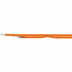 Guinzaglio regolabile per cane Trixie Arancio M/L