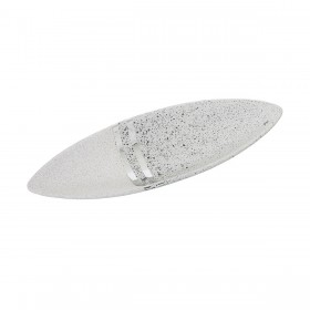 Centrotavola Alexandra House Living Bianco Argentato 41 x 14 x 5 cm