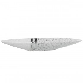 Centrotavola Alexandra House Living Bianco Argentato 41 x 14 x 5 cm