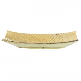 Centrotavola Alexandra House Living Dorato Ceramica 8 x 33 x 18 cm