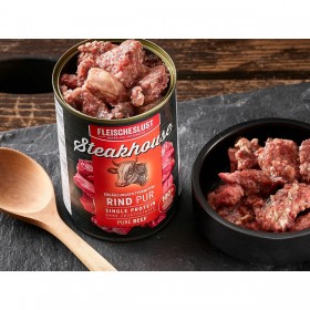 Cibo umido Fleischeslust Pure 800 gr Carne di vitello