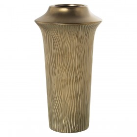 Vaso Alexandra House Living Dorato Ceramica 15 x 16 x 29 cm