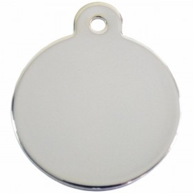 Targhetta per collana Imarc Circle Argentato