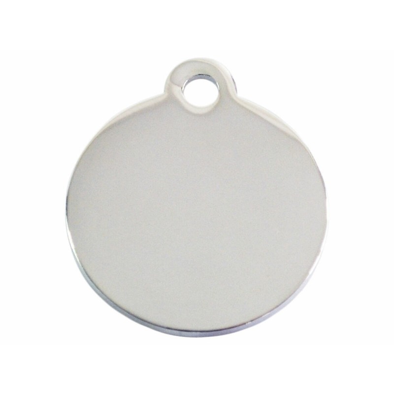 Targhetta per collana Imarc Circle Argentato