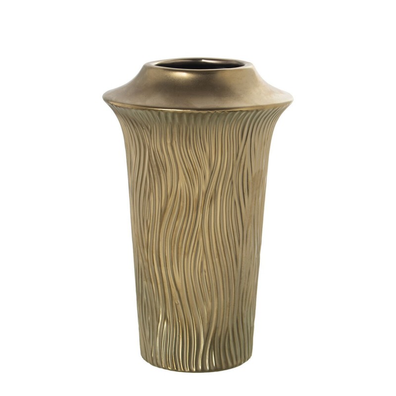 Vaso Alexandra House Living Dorato Ceramica 14 x 26 cm
