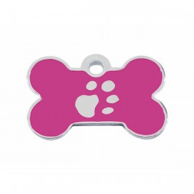 Targhetta di identificazione Imarc Bone Rosa Argentato