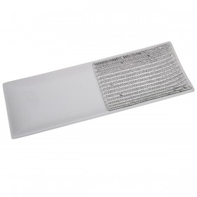 Centrotavola Alexandra House Living Bianco Argentato 40 x 14 x 3 cm